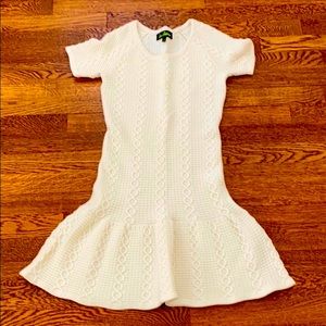 Beautiful  Sam Edelman dress. Classy cream colored cable knit style.